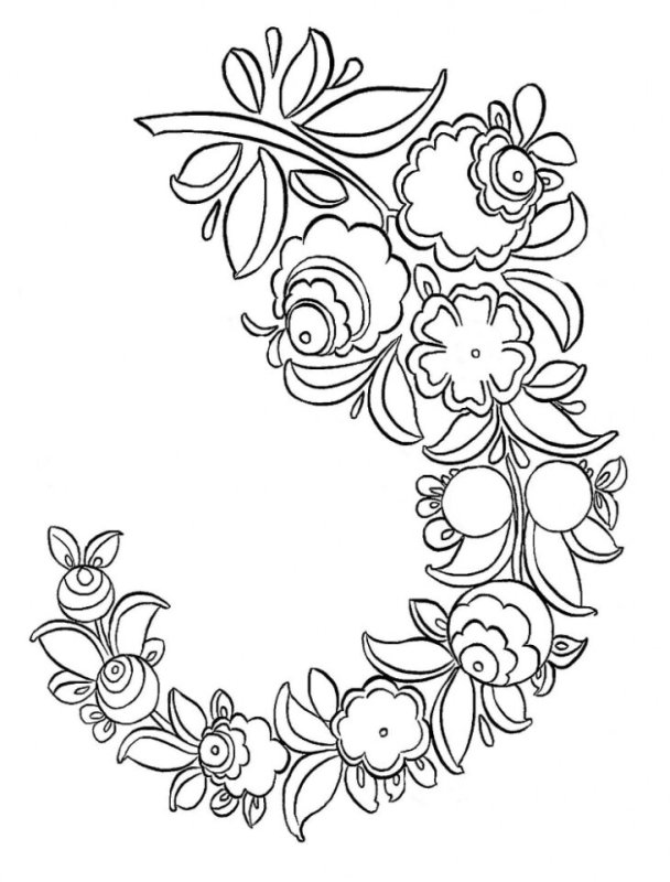 Раскраска роспись