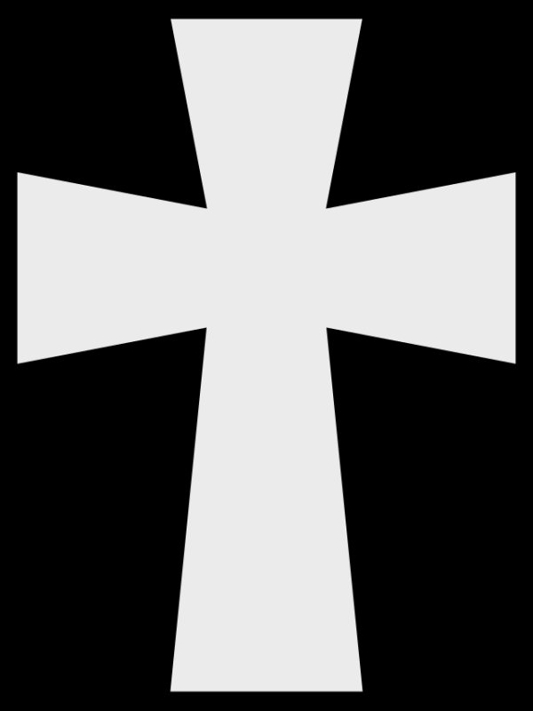 Православный крест трафарет