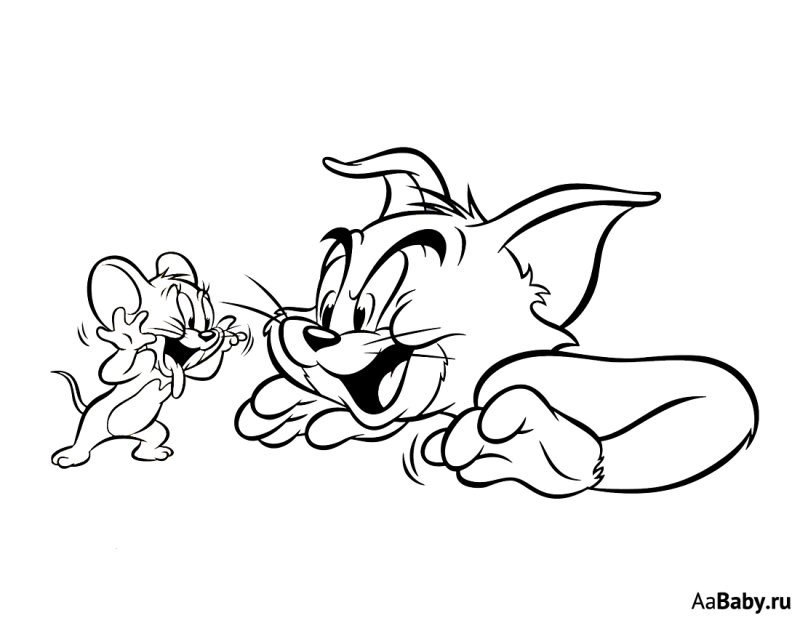Том и Джерри. Раскраска