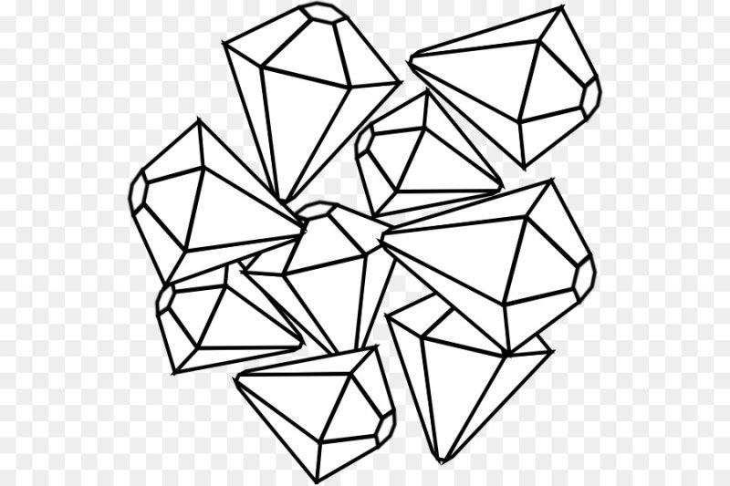 Раскраска Кристалл