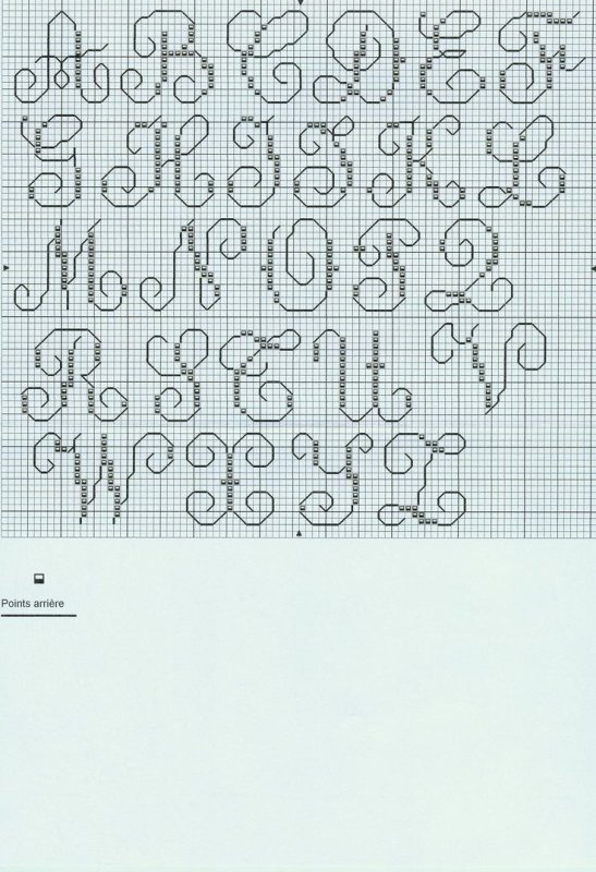 Вышивка крестом буква с красивая