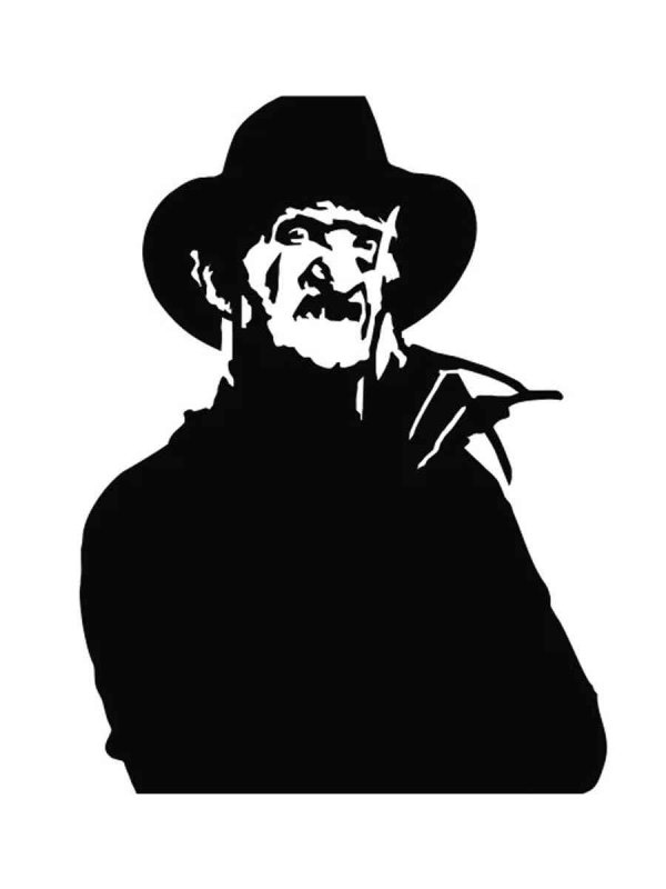 Фредди Крюгер трафарет