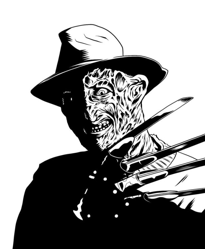 Фредди Крюгер тату эскизы