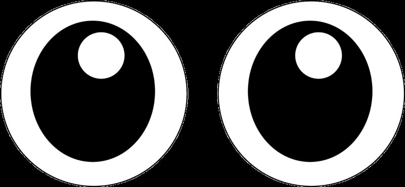 Глаза трафарет