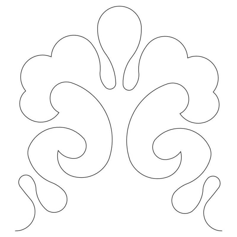 Трафареты узоров для вырезания