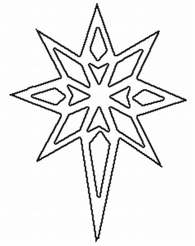 Трафареты на новый год звезды