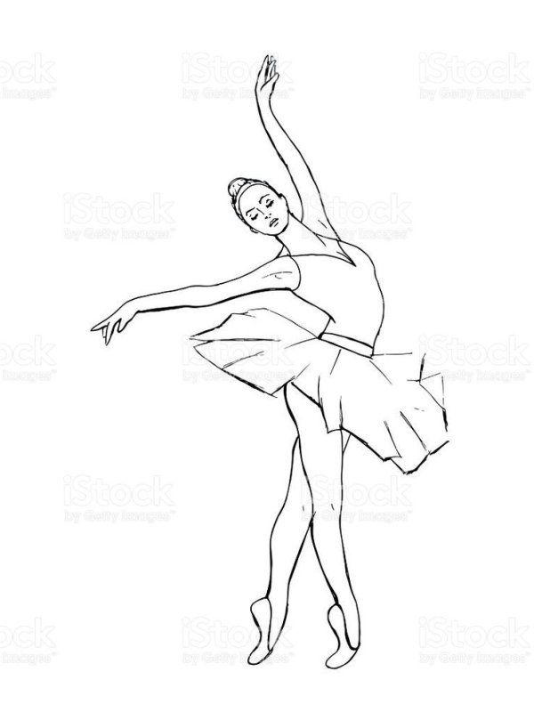 Танцовщица рисунок