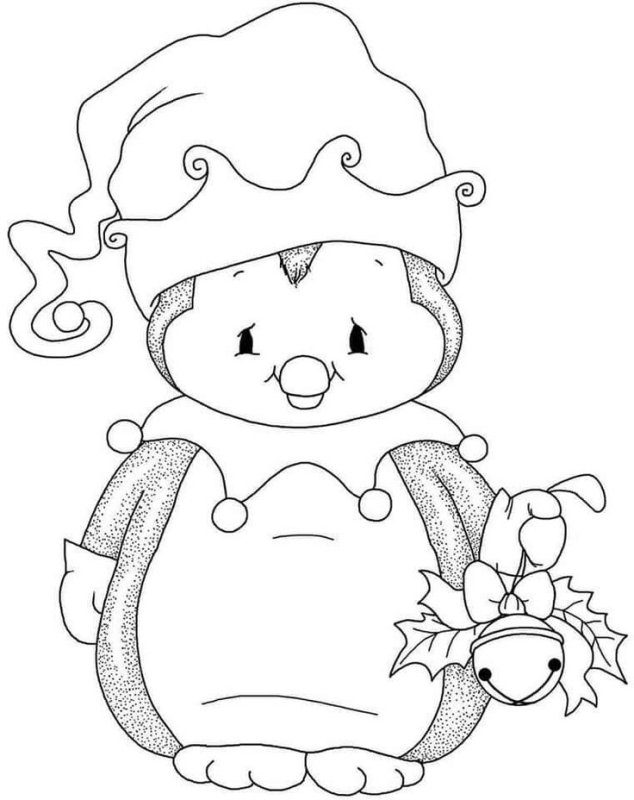 Новогодние картинки раскраски