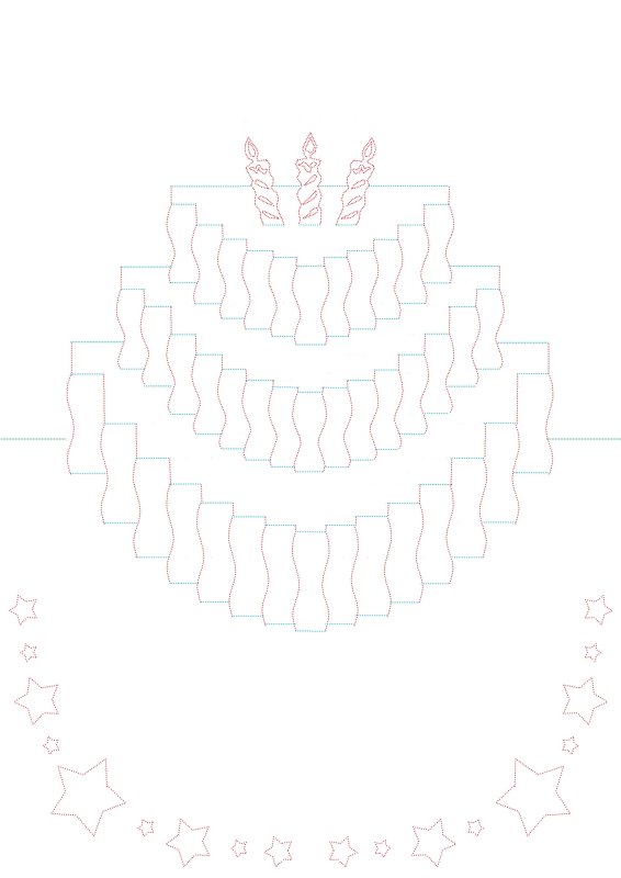 3д открытки киригами объемные