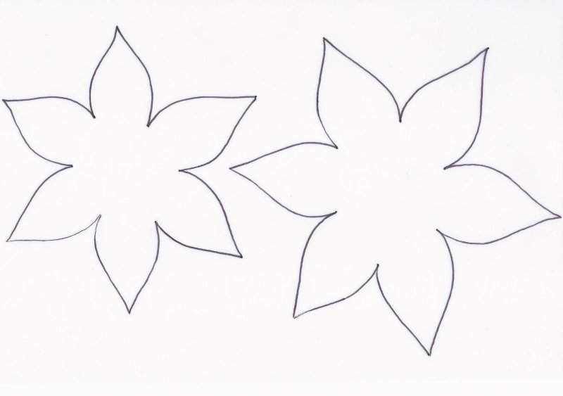 Трафарет "цветы"