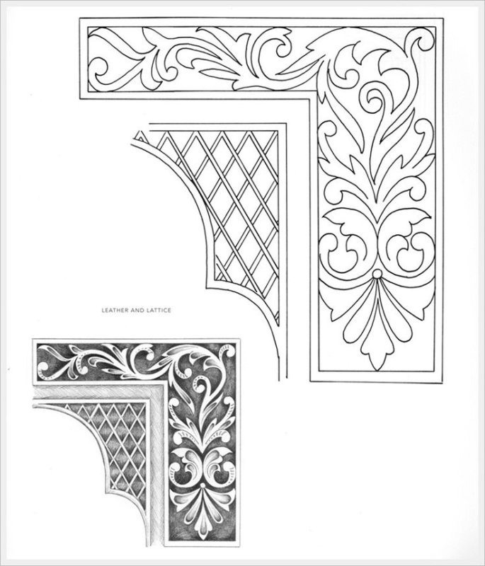 Орнамент резьба по левкасу