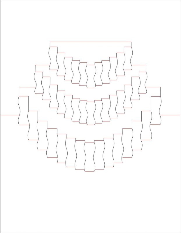 Объемная открытка киригами