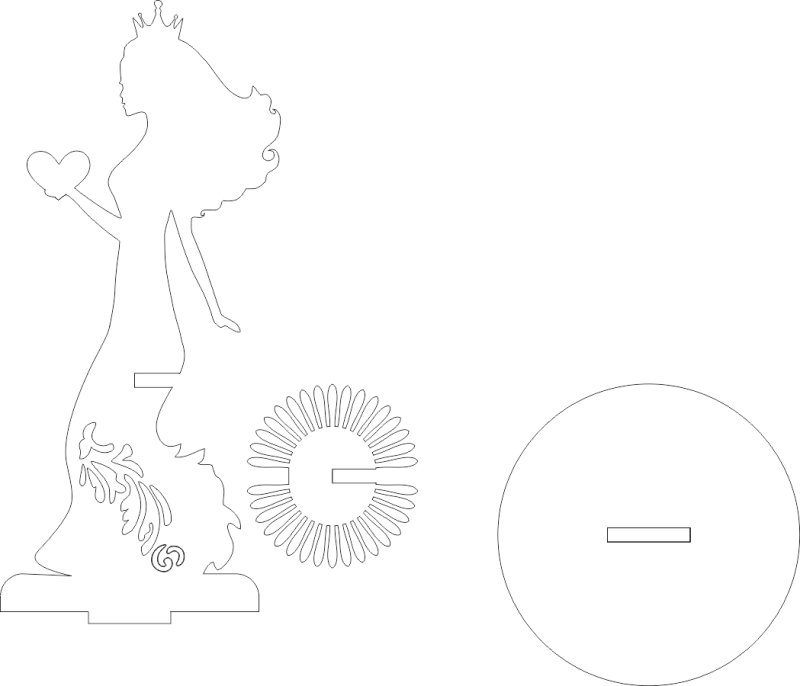 Салфетница из фанеры чертежи