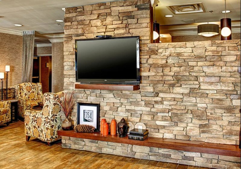 Отделочный камень в интерьере