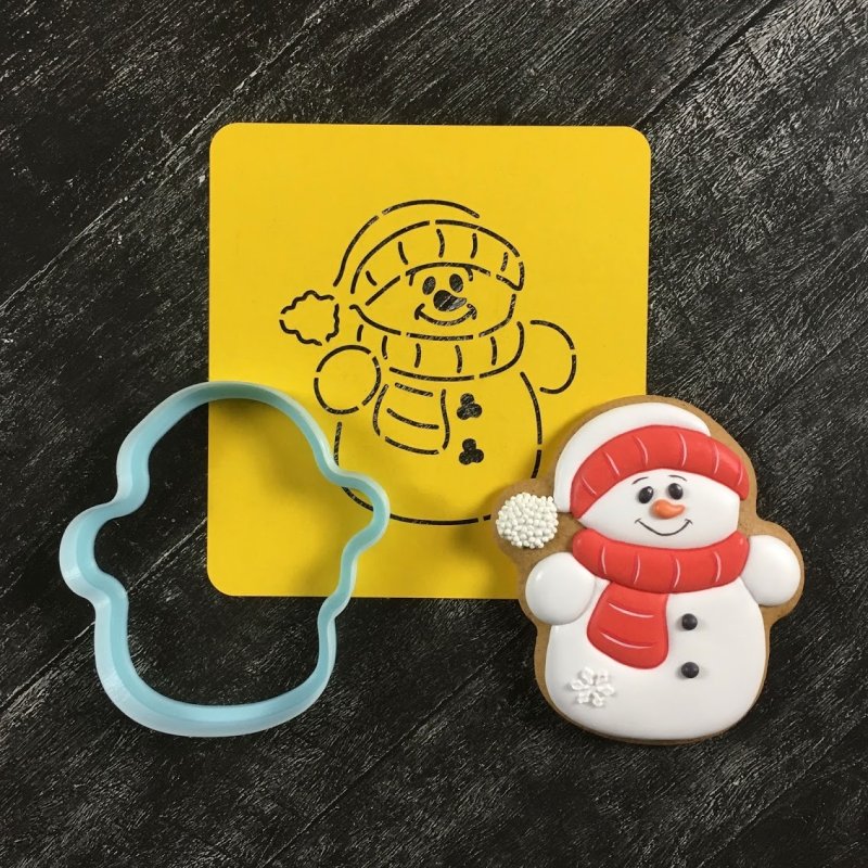 Пряник "Снеговик"