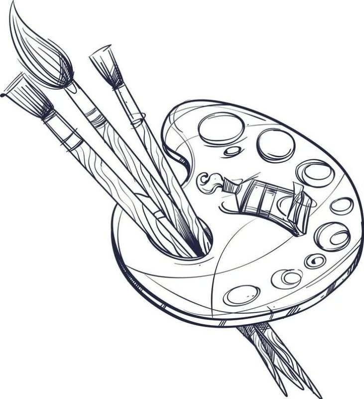 Кисточка для рисования