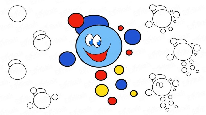Капитошка раскраска для детей