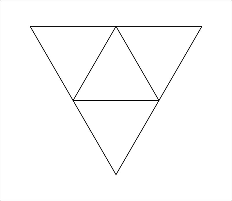 Правильный тетраэдр развертка для склеивания