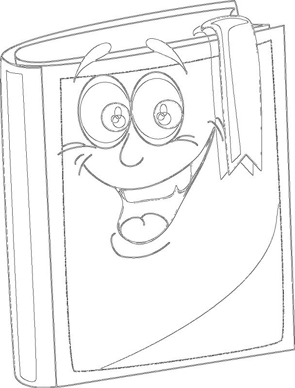 Книга трафарет