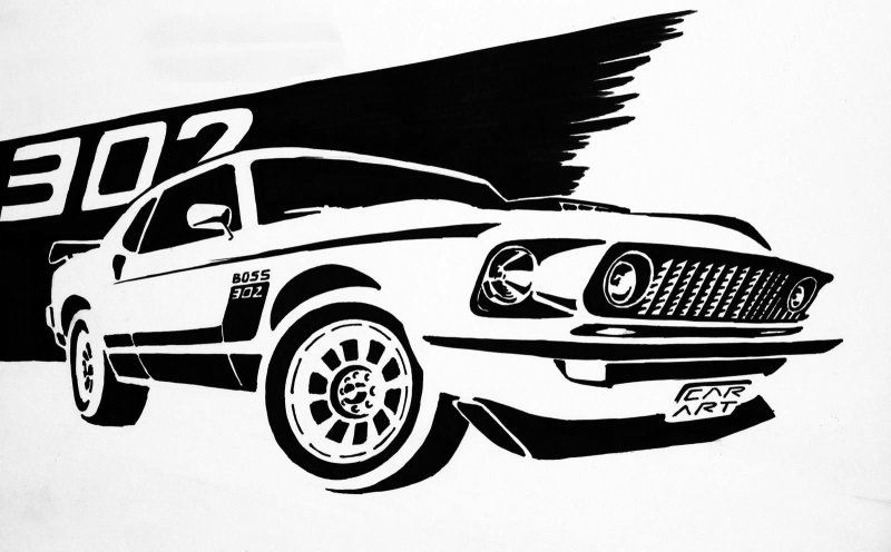 Boss 302 эмблема