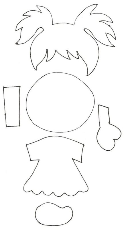 Игрушки из фетра шаблоны