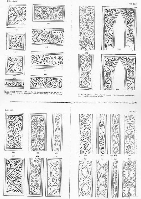 Орнамент в иконописи прориси