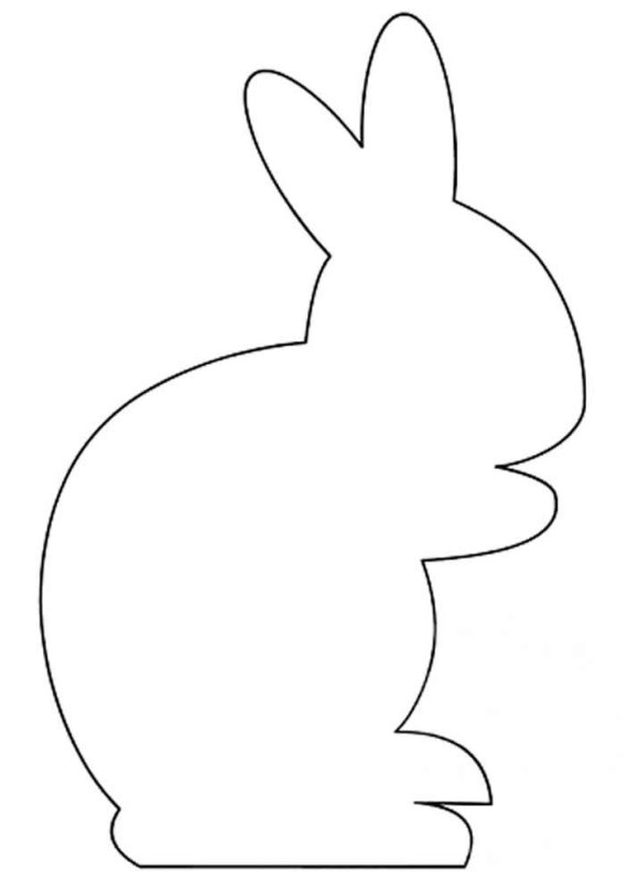 Силуэт зайца