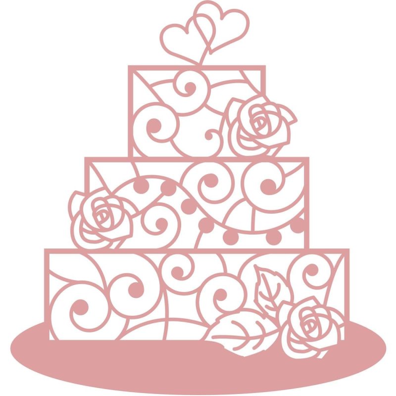 Трафарет для торта