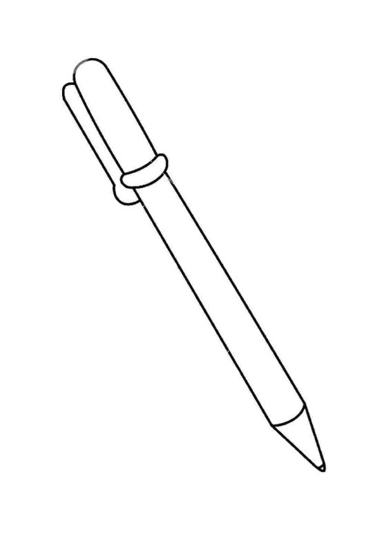 Карандаш раскраска для детей