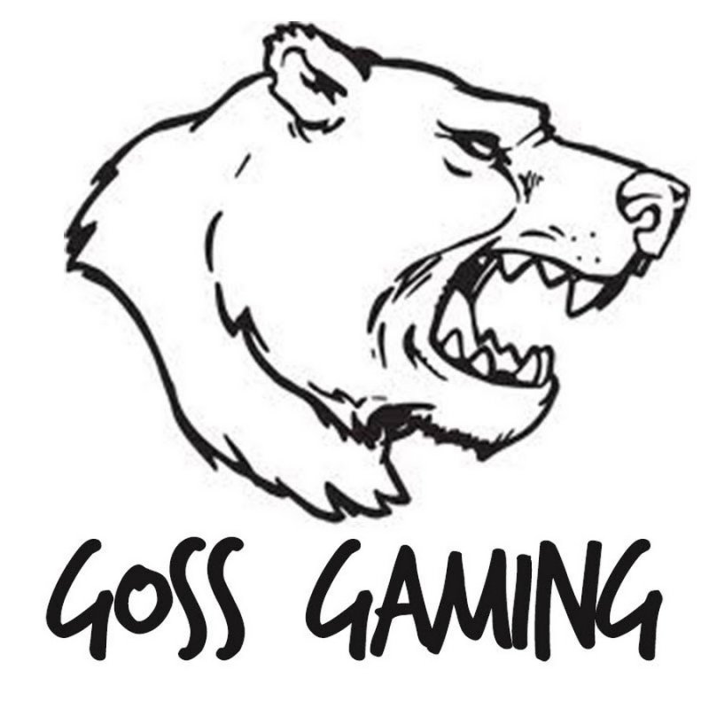 Силуэт головы медведя