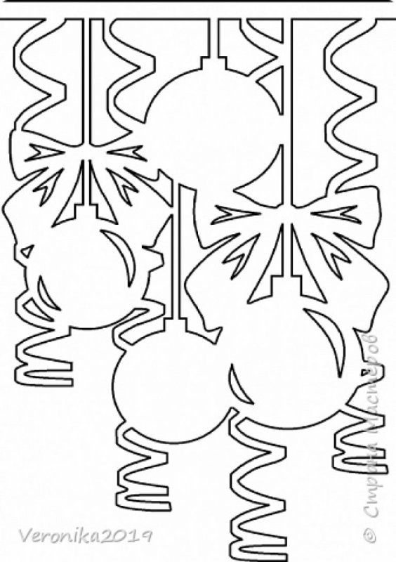 Украшения вырезалки на окна новогодние