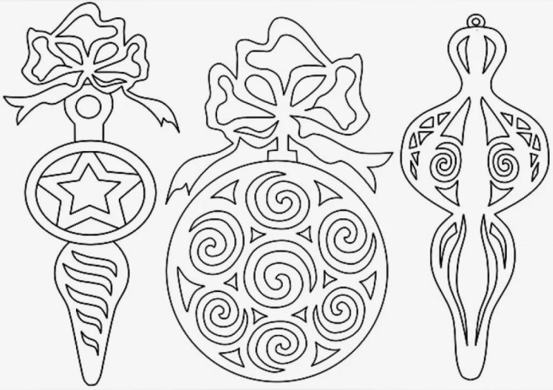 Вытанки новогодние игрушки