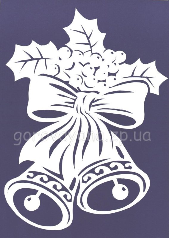 Вырезанки колокольчики