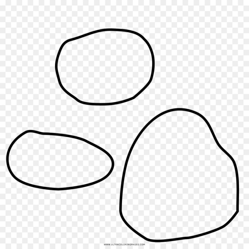 Раскраска галька для детей