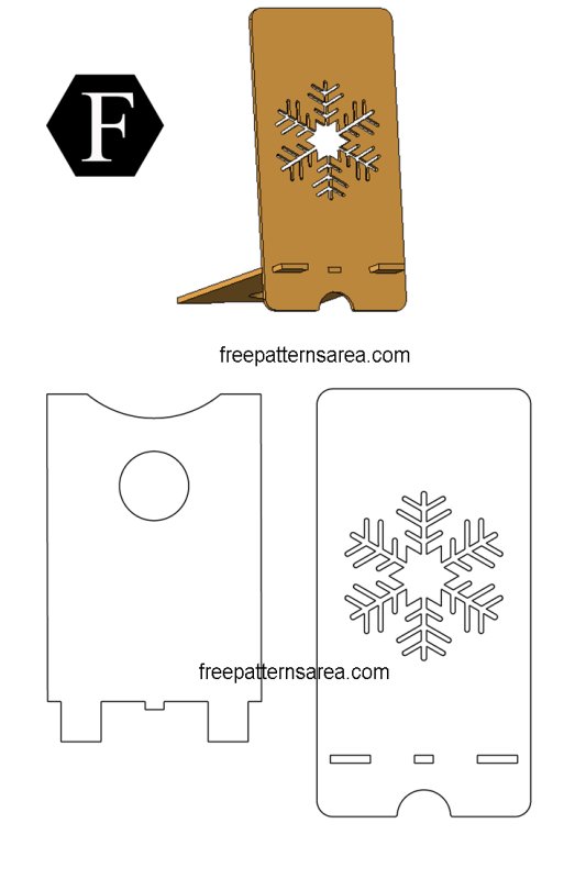 Подставка для телефона макет