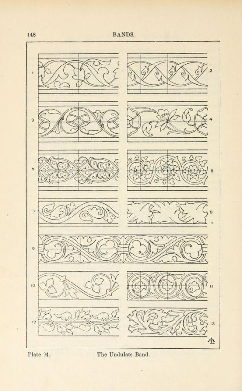 Византийский орнамент линейный