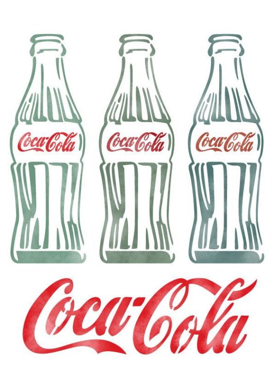 Кока кола раскраска для детей