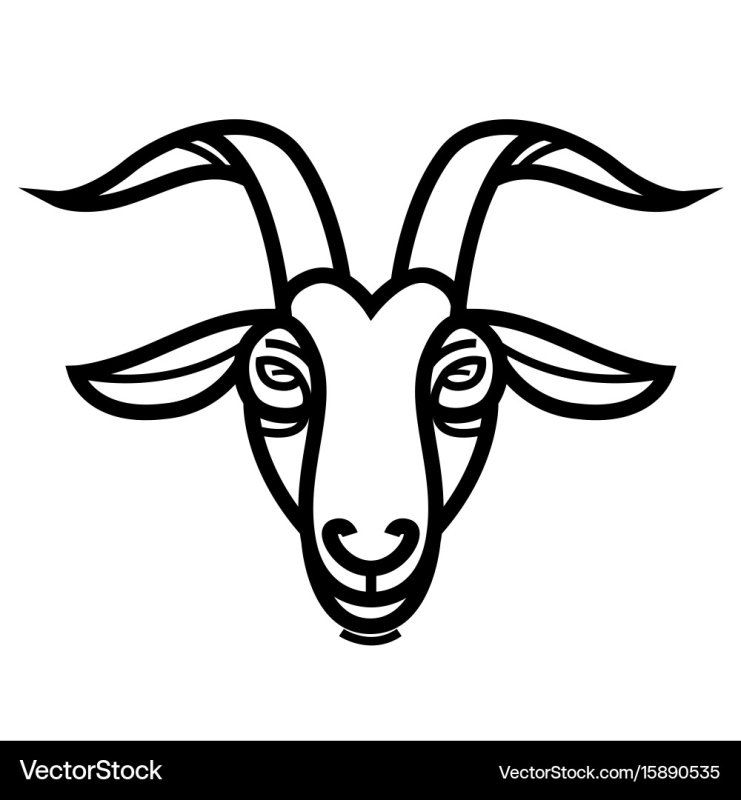 Голова козла маска