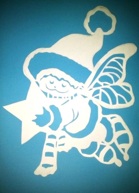 Гномики на новый год на окна