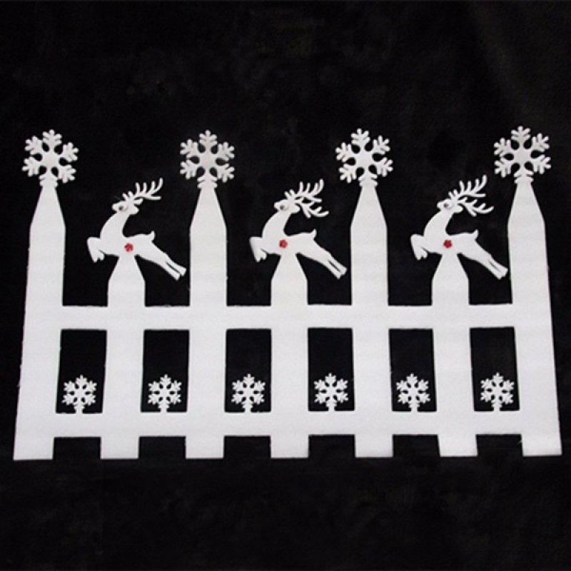 Украшение новогодние на забор новый год