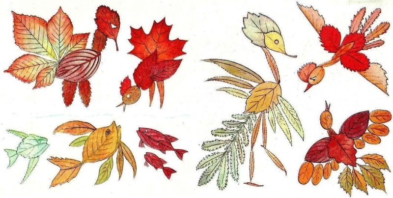 Узор из листьев