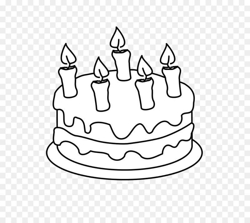 Раскраска торт