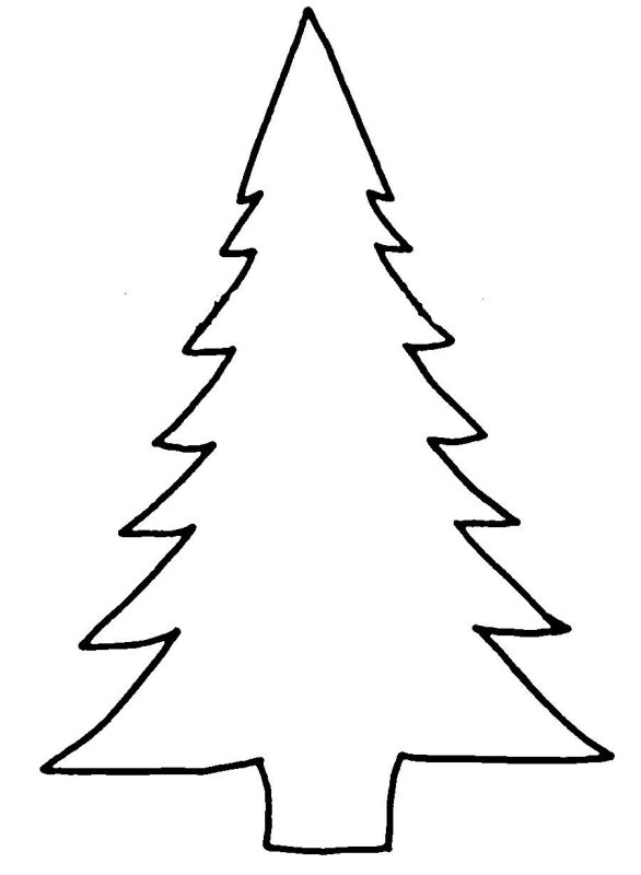 Шаблон елки