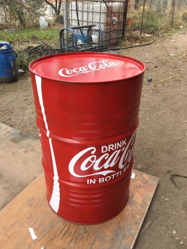 Бочка металлическая