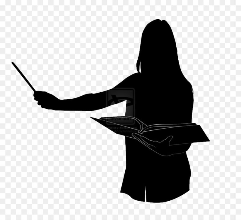 Силуэт преподавателя