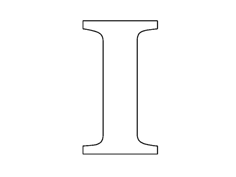 Римские цифры трафарет