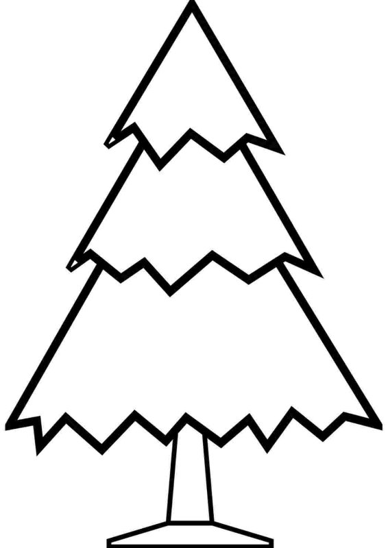 Елка черно белая