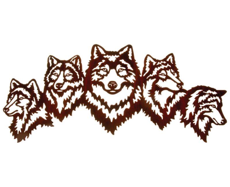 Волк орнамент