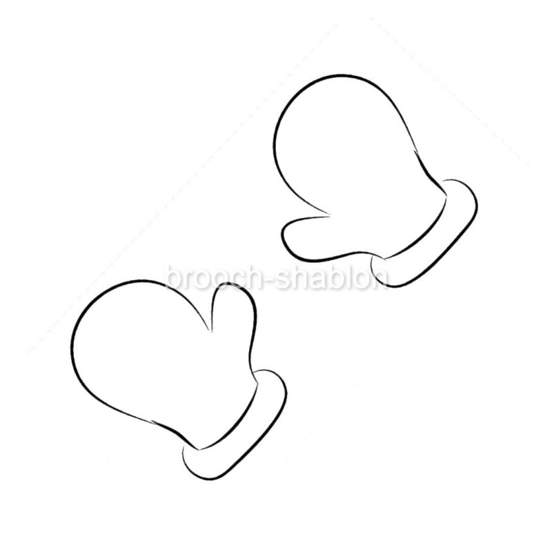 Рука в рукавице рисунок