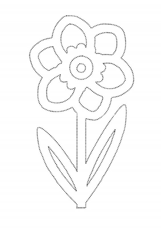 Цветочки для вырезания